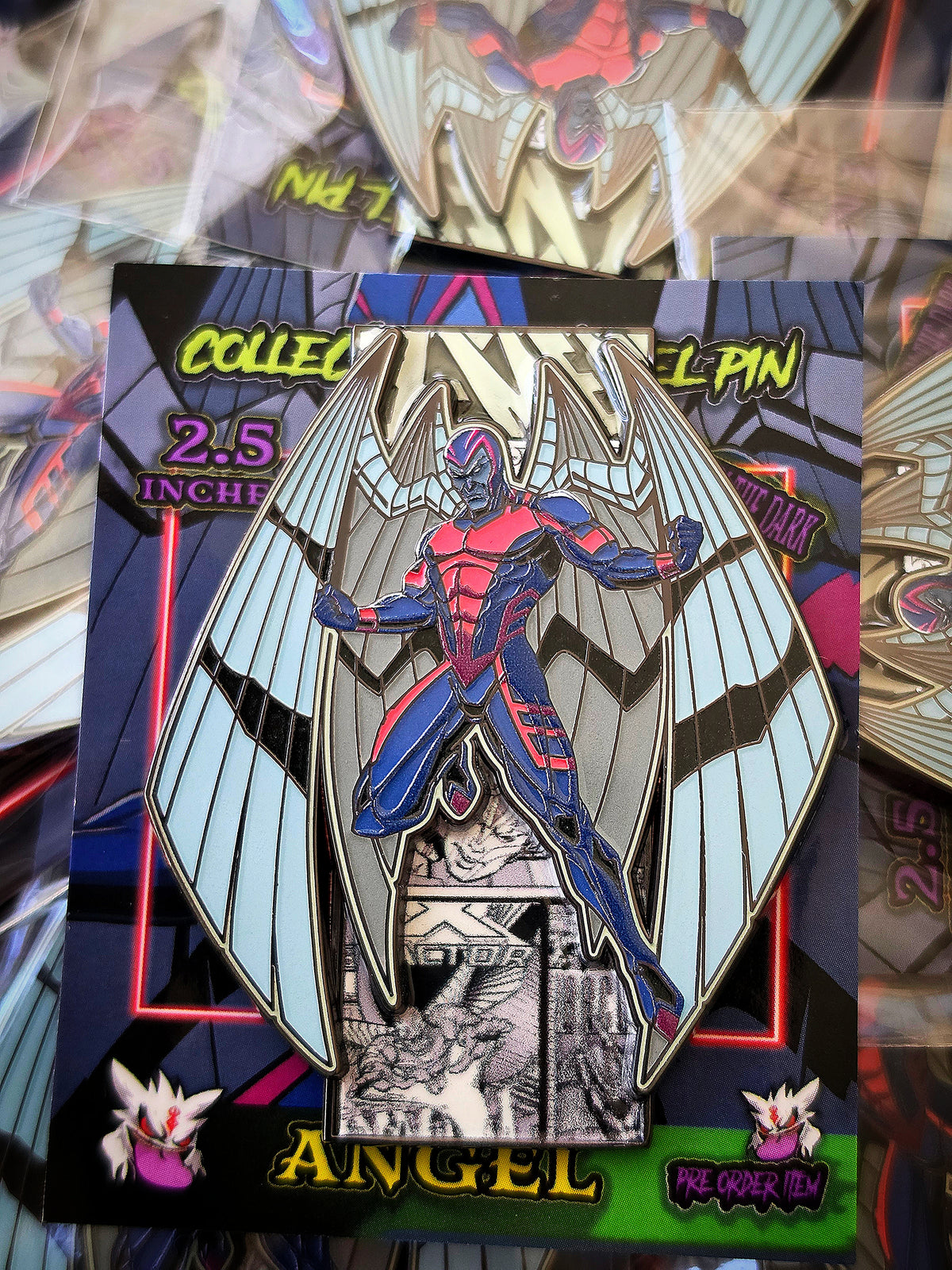 THE DARK ANGEL ENAMEL PIN