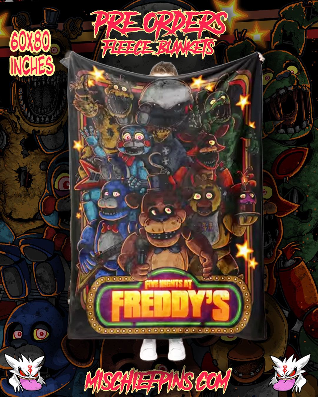 Mischief Blankets 60x80 pre orders