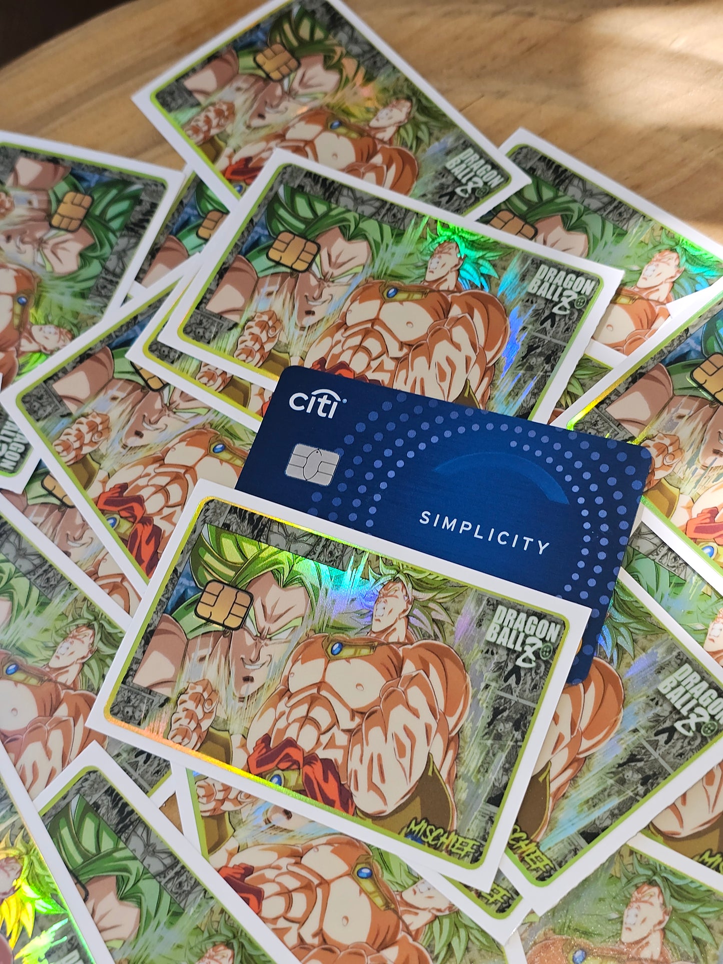 Holy Broly Credit Card Skins