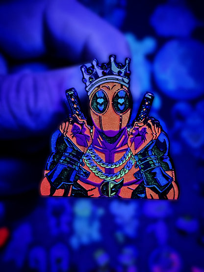 King Pool Enamel Pin