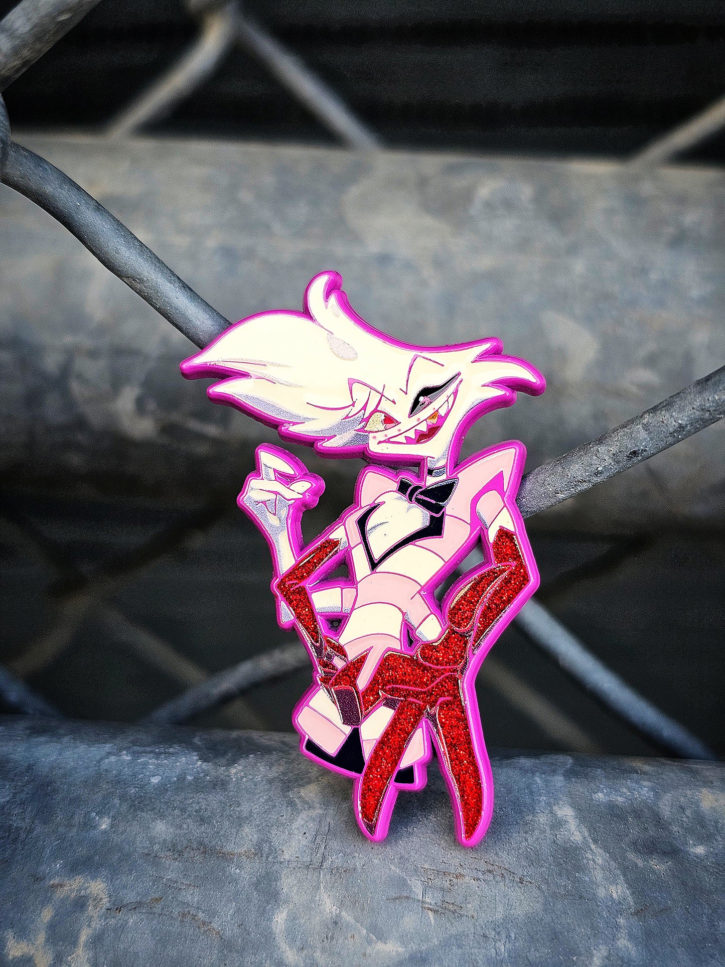 Angel Must Enamel Pin