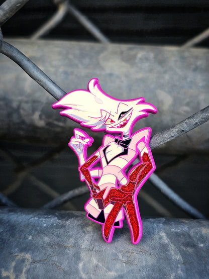 Angel Must Enamel Pin