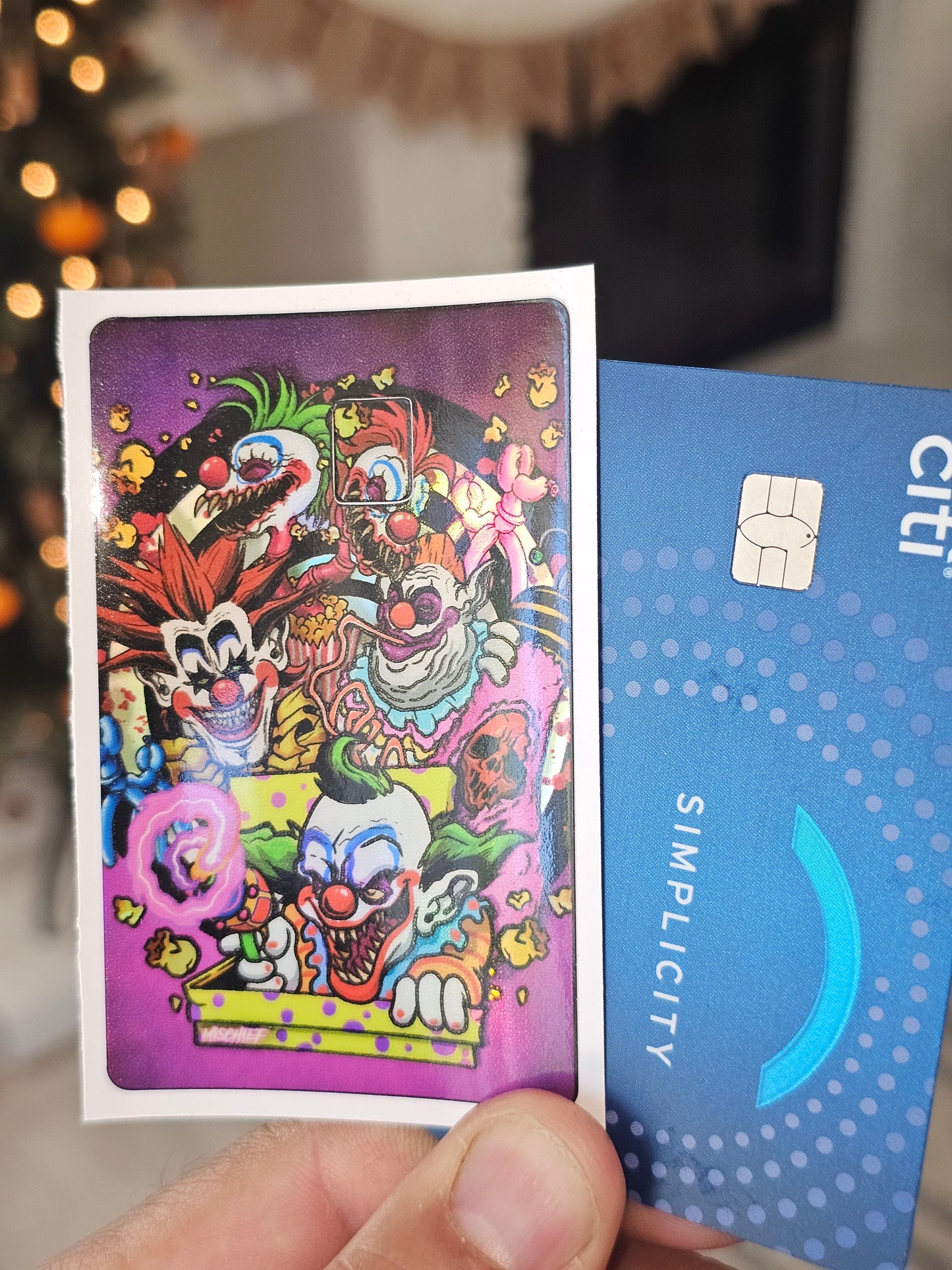 Space klowns Credit card skin