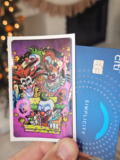 Space klowns Credit card skin