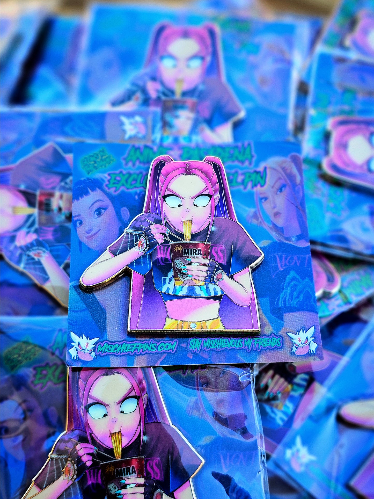 Demon Hunters enamel Pin