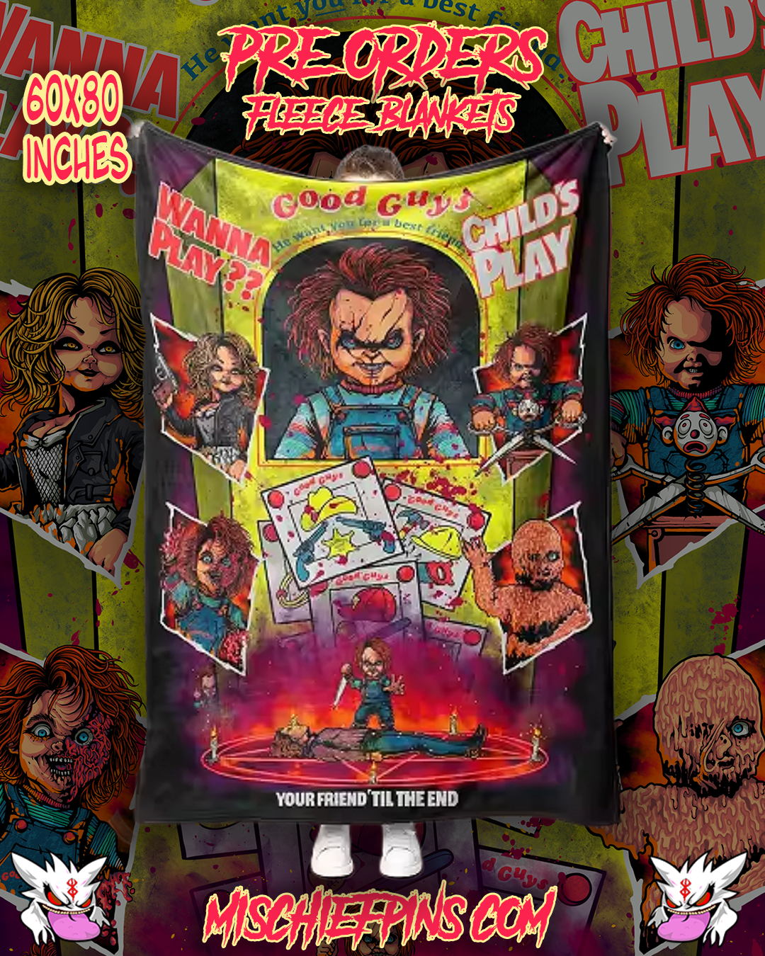 Mischief Blankets 60x80 pre orders