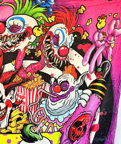 Killer Circus Clowns 🤡 Fleece blanket