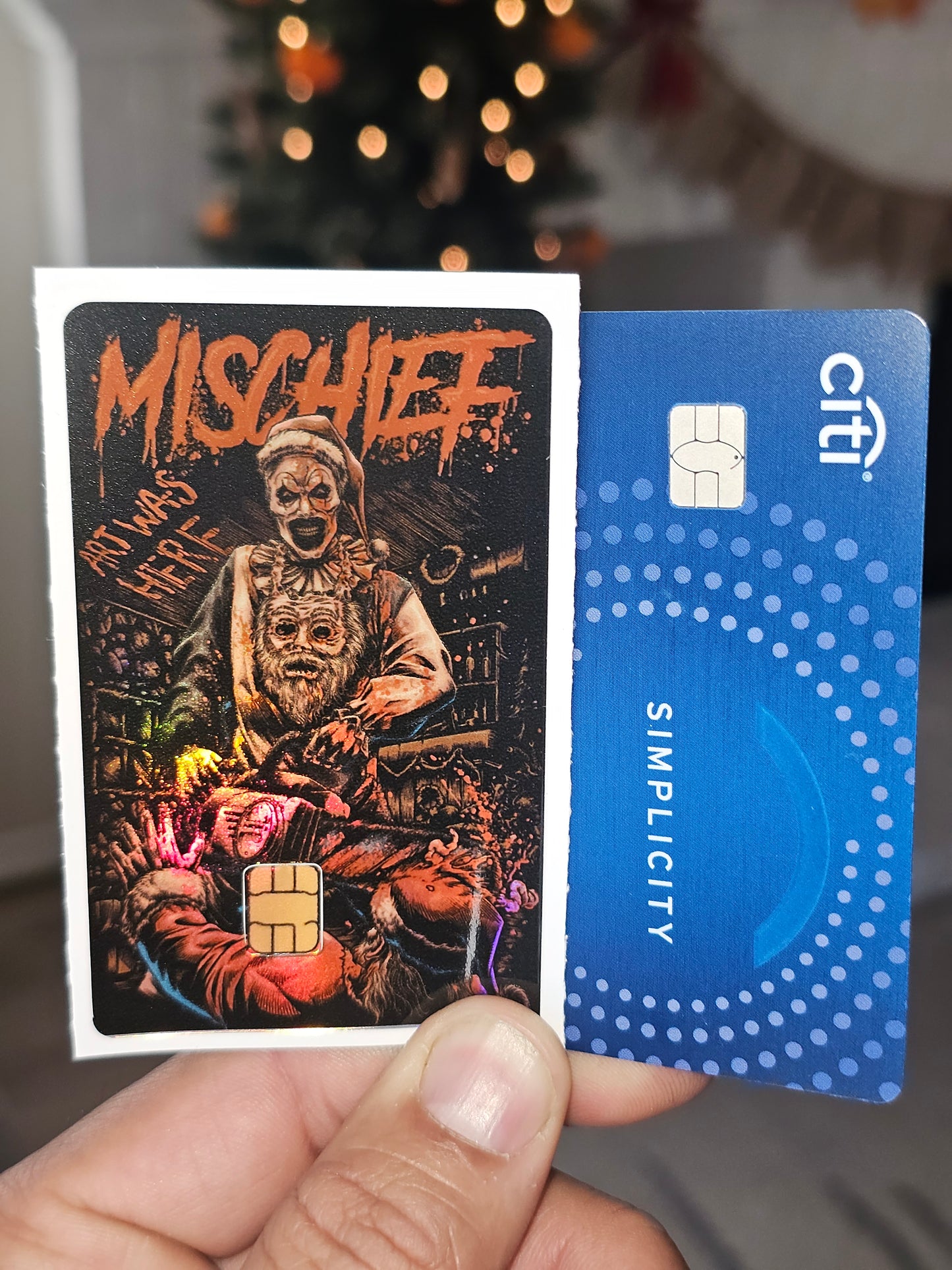 Art xmas Credit Card Skin