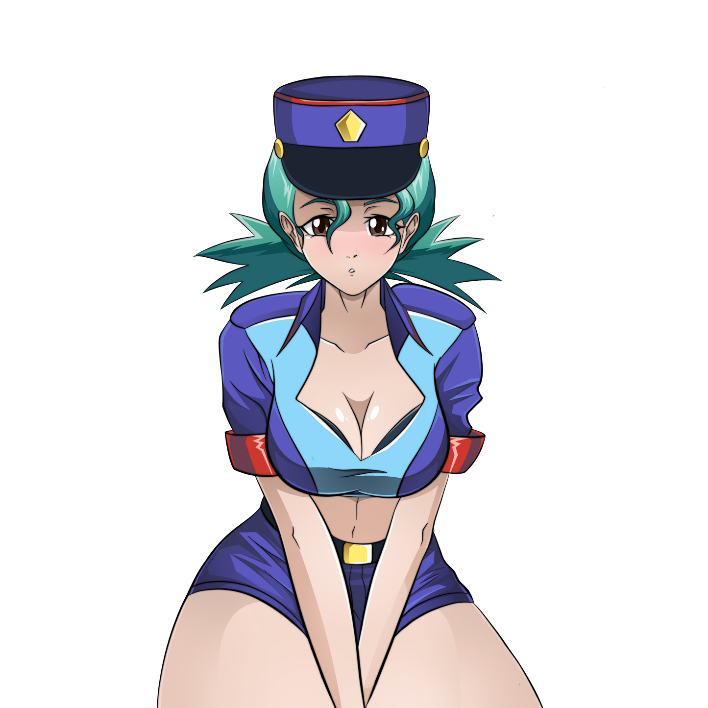 Officer Jenny NSFW/ SFW Car Sticker