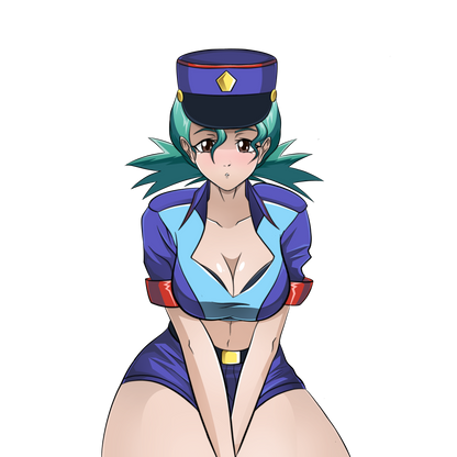 Officer Jenny NSFW/ SFW Car Sticker