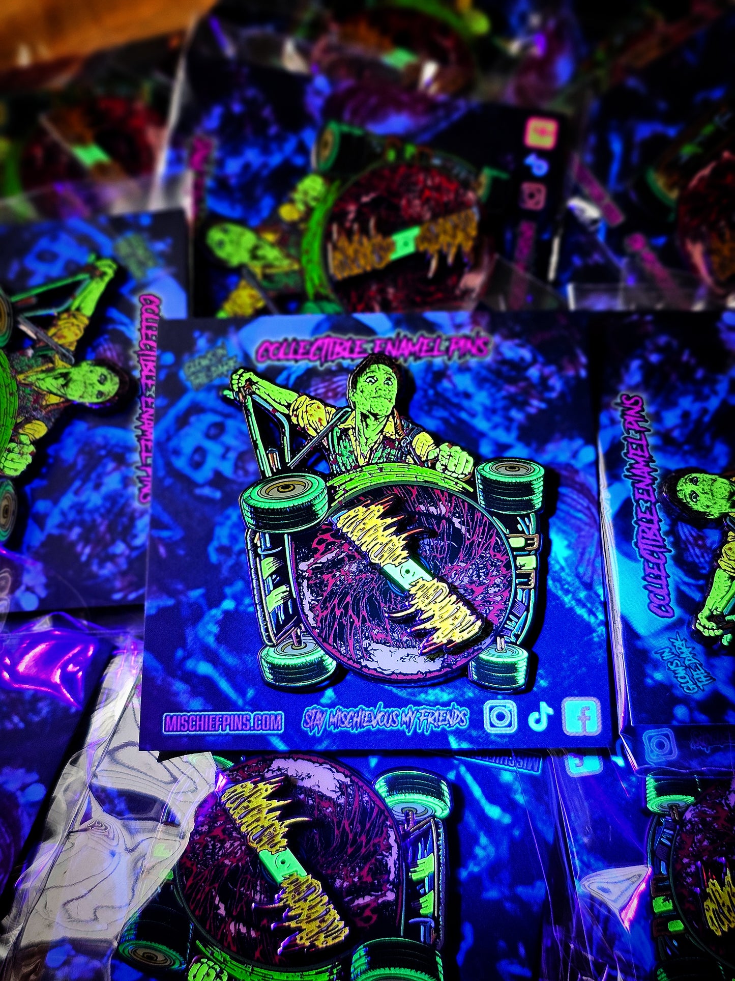 THE MOWER ENAMEL PIN