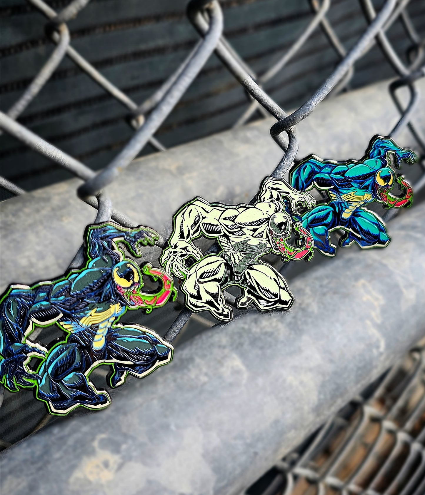 Symbiote Aliens Enamel Pin