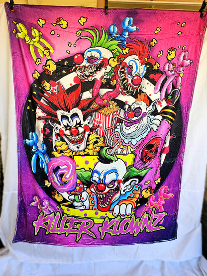 Killer Circus Clowns 🤡 Fleece blanket