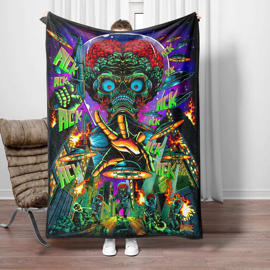 Mischief ACK ACK Fleece blankets