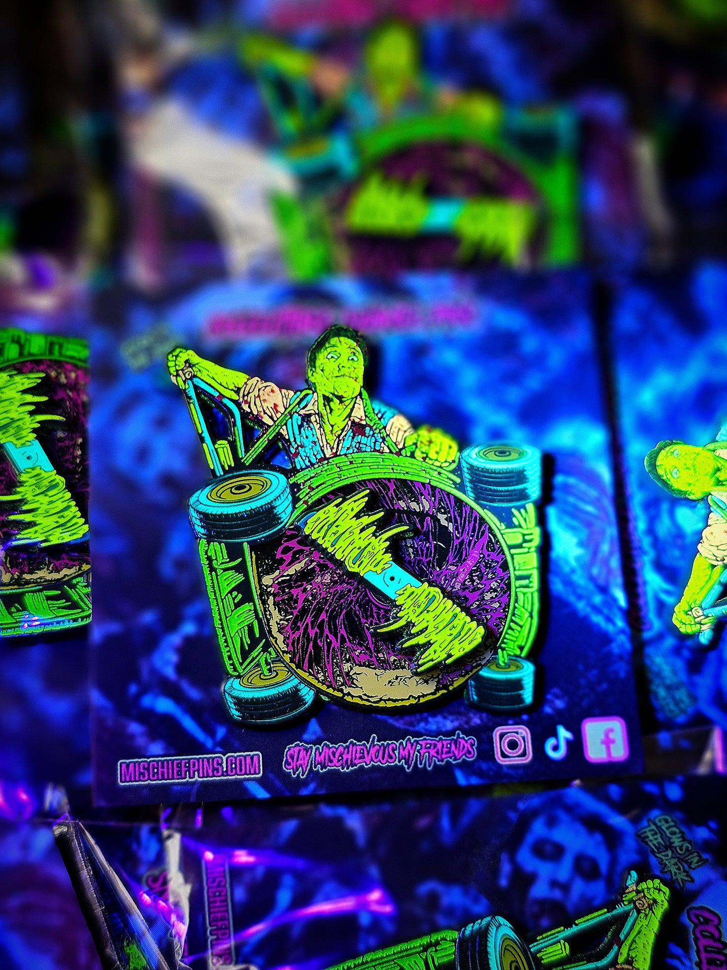 THE MOWER ENAMEL PIN