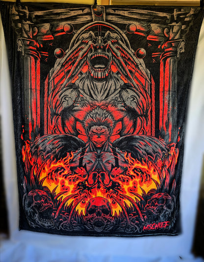 Mischief Suk Una Fleece Blanket