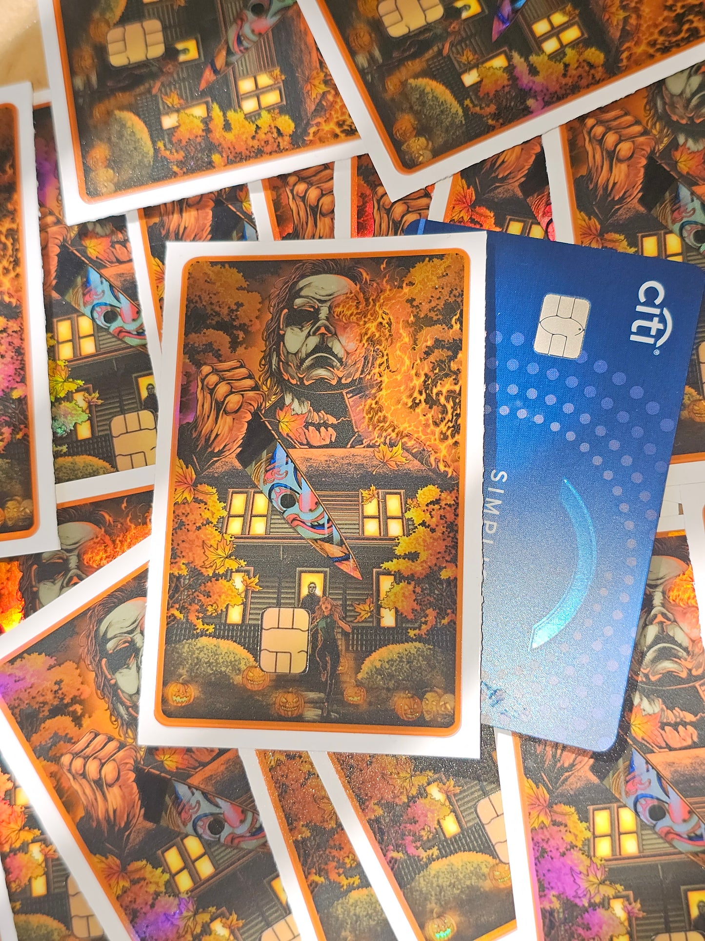 Myers Attacks credit card skin