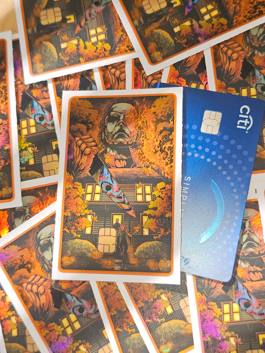 Myers Attacks credit card skin