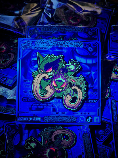 Gastly and Friends enamel pin