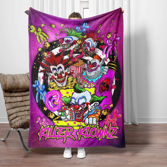 Killer Circus Clowns 🤡 Fleece blanket