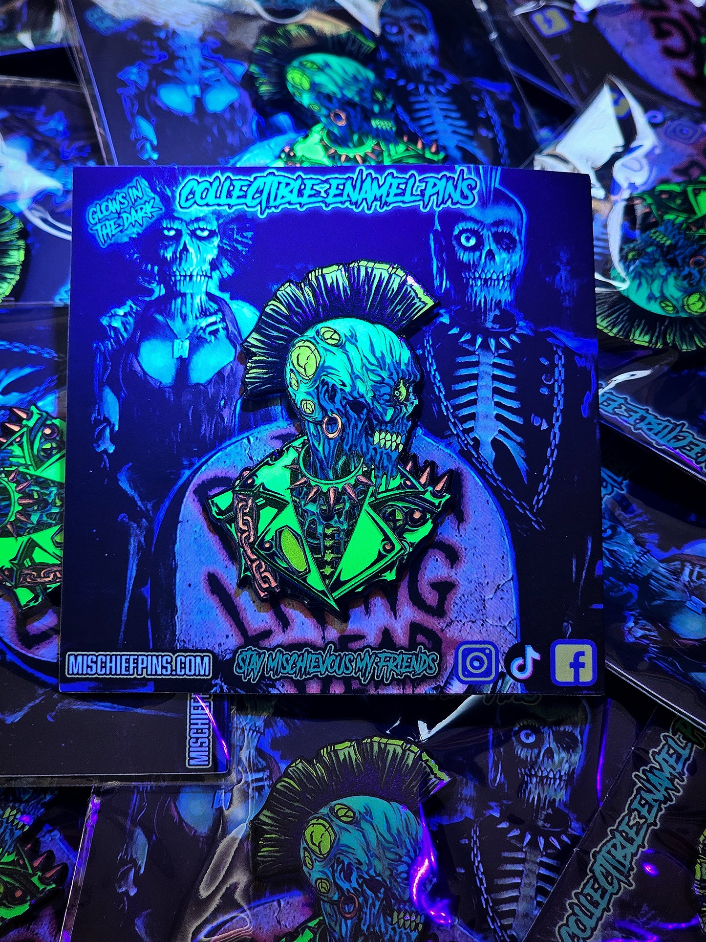 THE PUNKER ENAMEL PIN