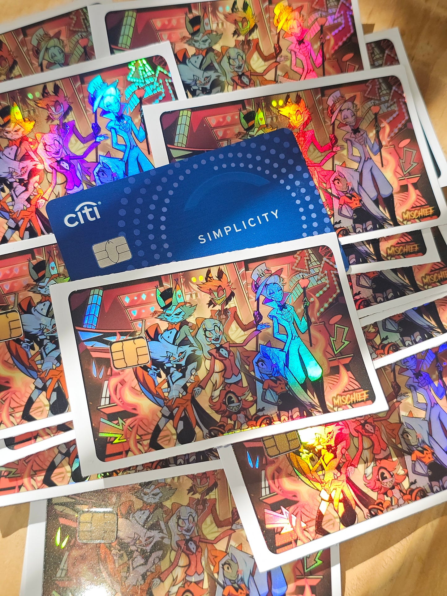 Hazbin Crew Credit card skin