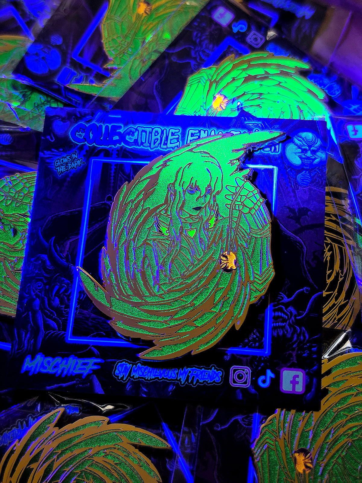 THE HAWK ENAMEL PIN