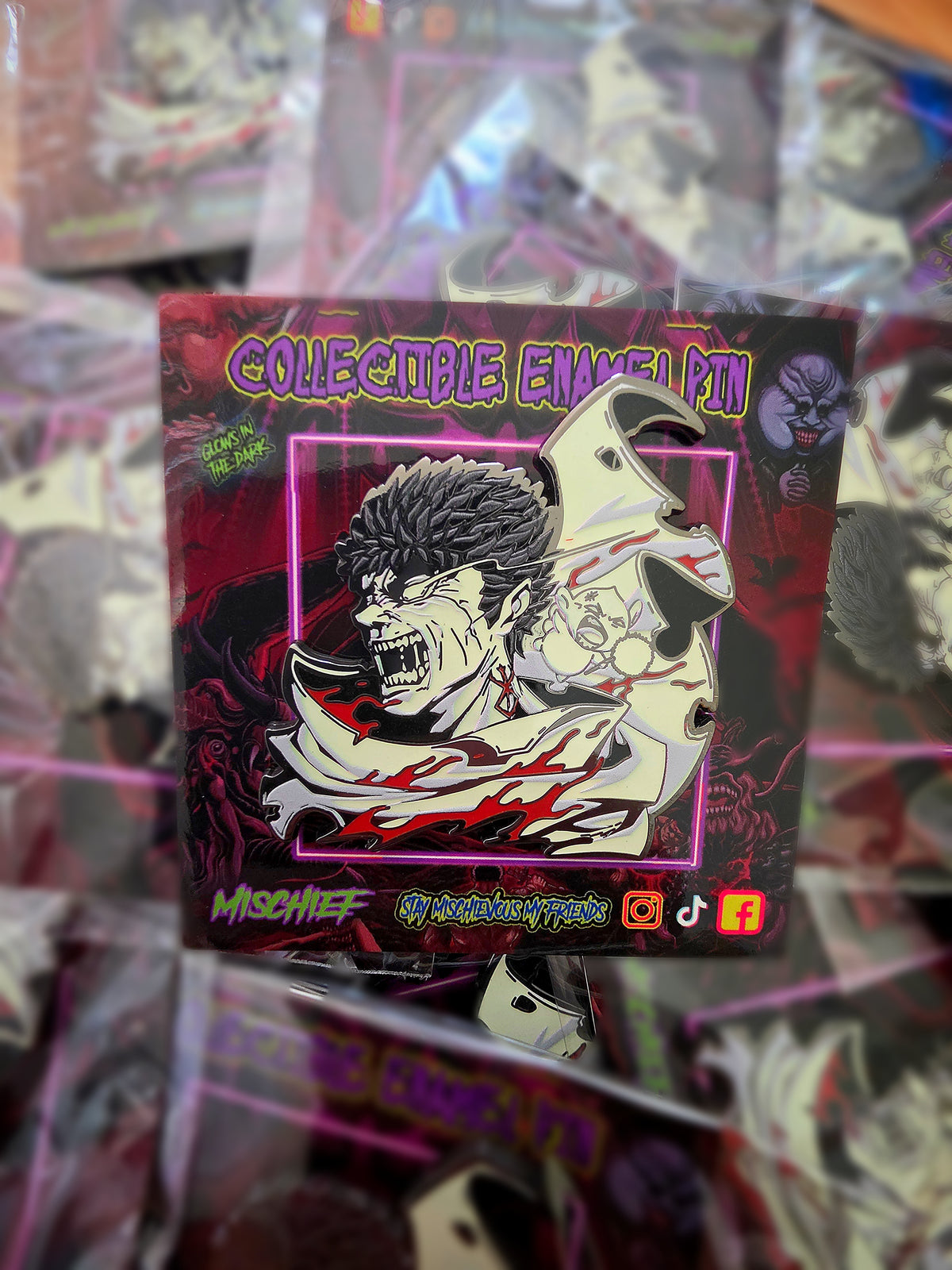 THE STRUGGLER ENAMEL PIN