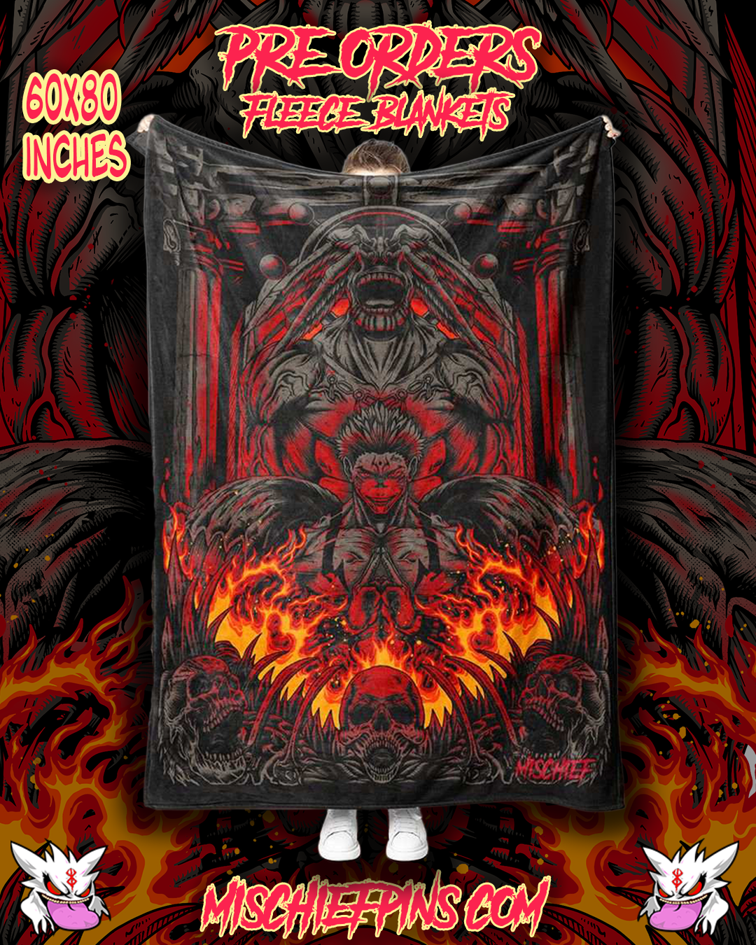 Mischief Blankets 60x80 pre orders