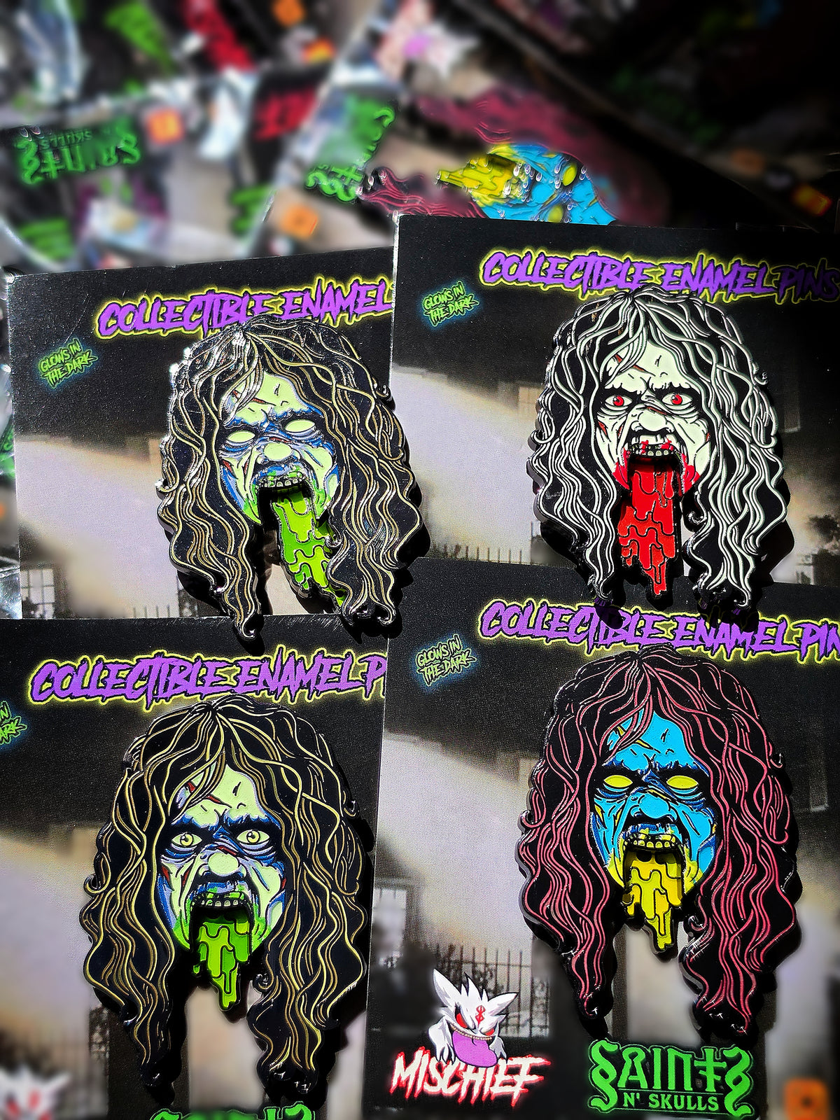 Vomit Queen Enamel Pin