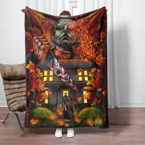 Hallo🎃Ween Fleece Blanket