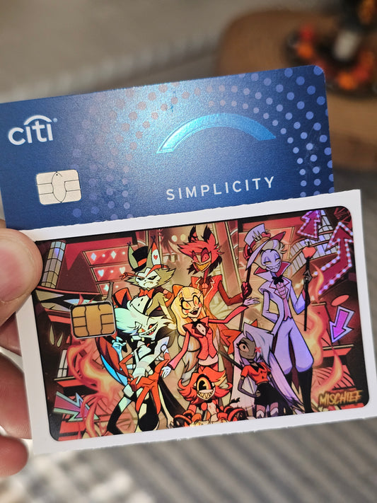Hazbin Crew Credit card skin