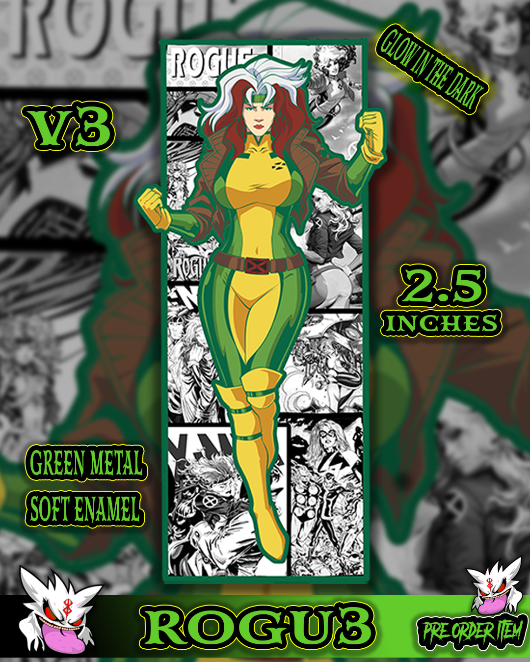 ROGU3 Enamel Pin Pre Orders