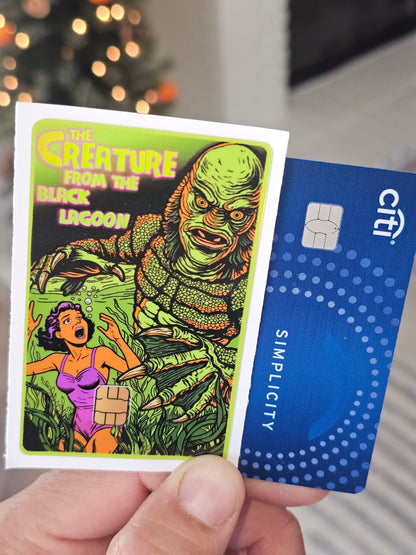 Creature of the Swamp credit card skin
