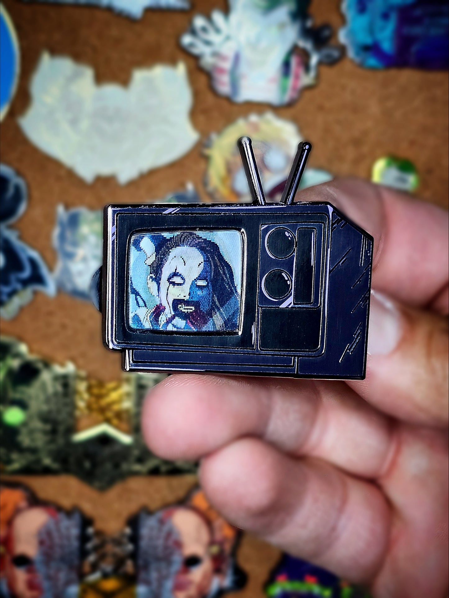 Terrifier TV Girls Pin