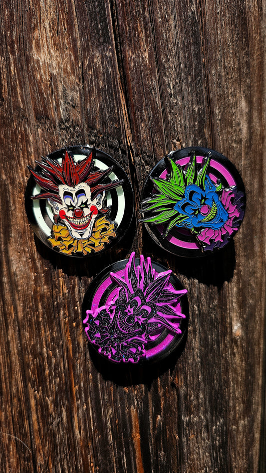 Klown Spinner Enamel pin
