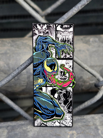 Symbiote Comic strip Enamel Pins