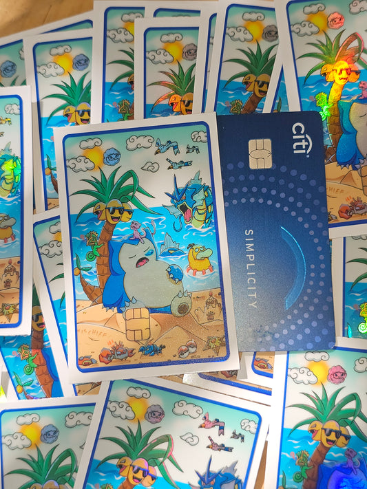 Sleeping Lax Credit card Skin