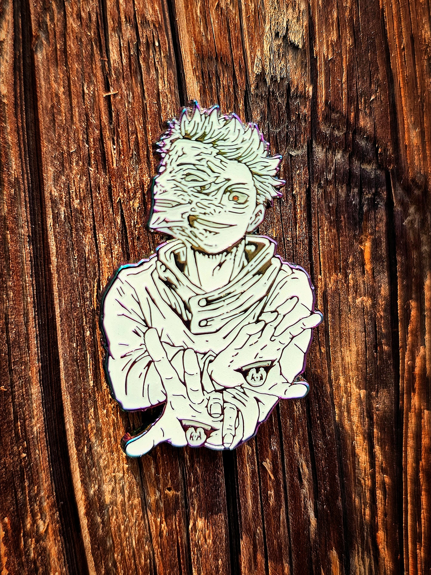 Devil Man Suk-Na Enamel Pin