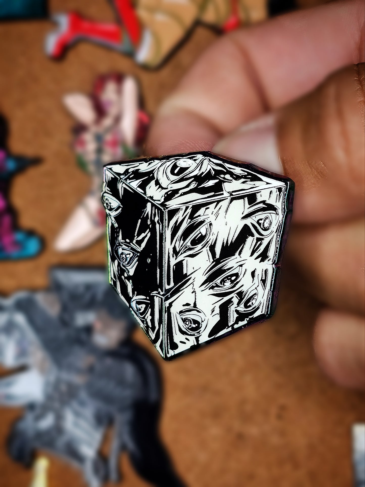 Prison Box Enamel Pin