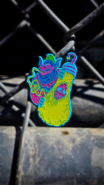 Cotton Candy Snacker enamel pin