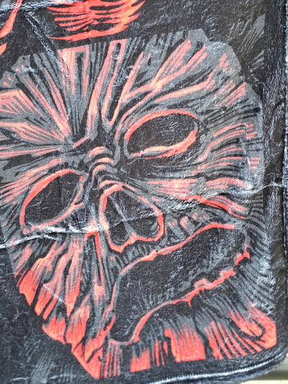 Evil 👁 Ash Fleece blanket
