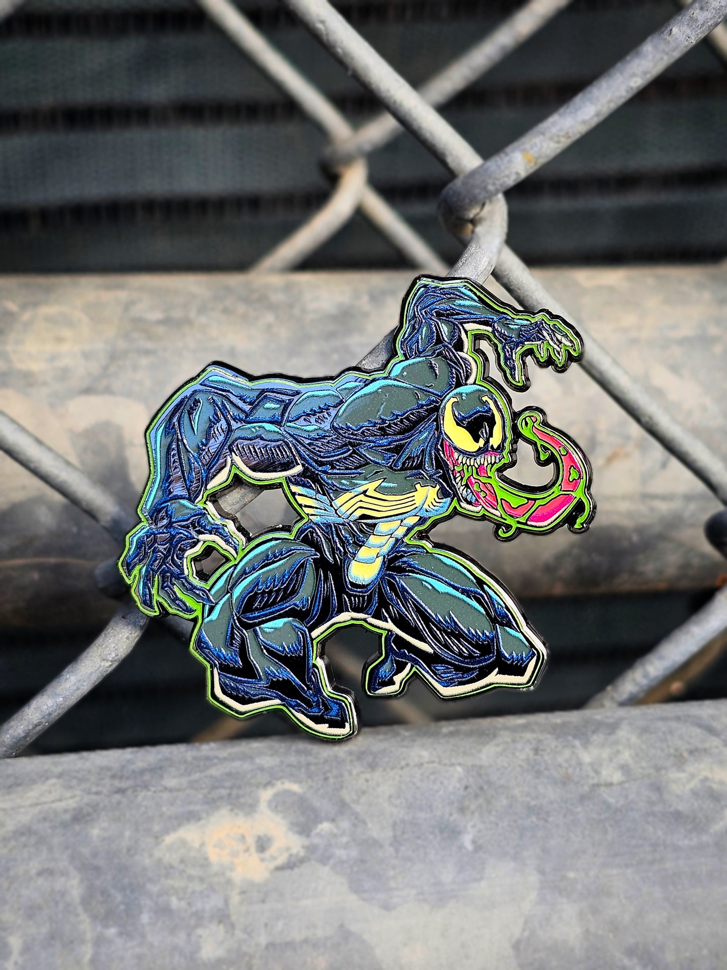 Symbiote Aliens Enamel Pin
