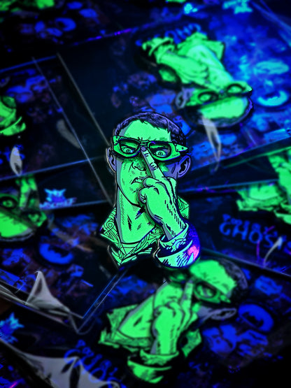 Flipping the Bird Sliding Enamel Pin