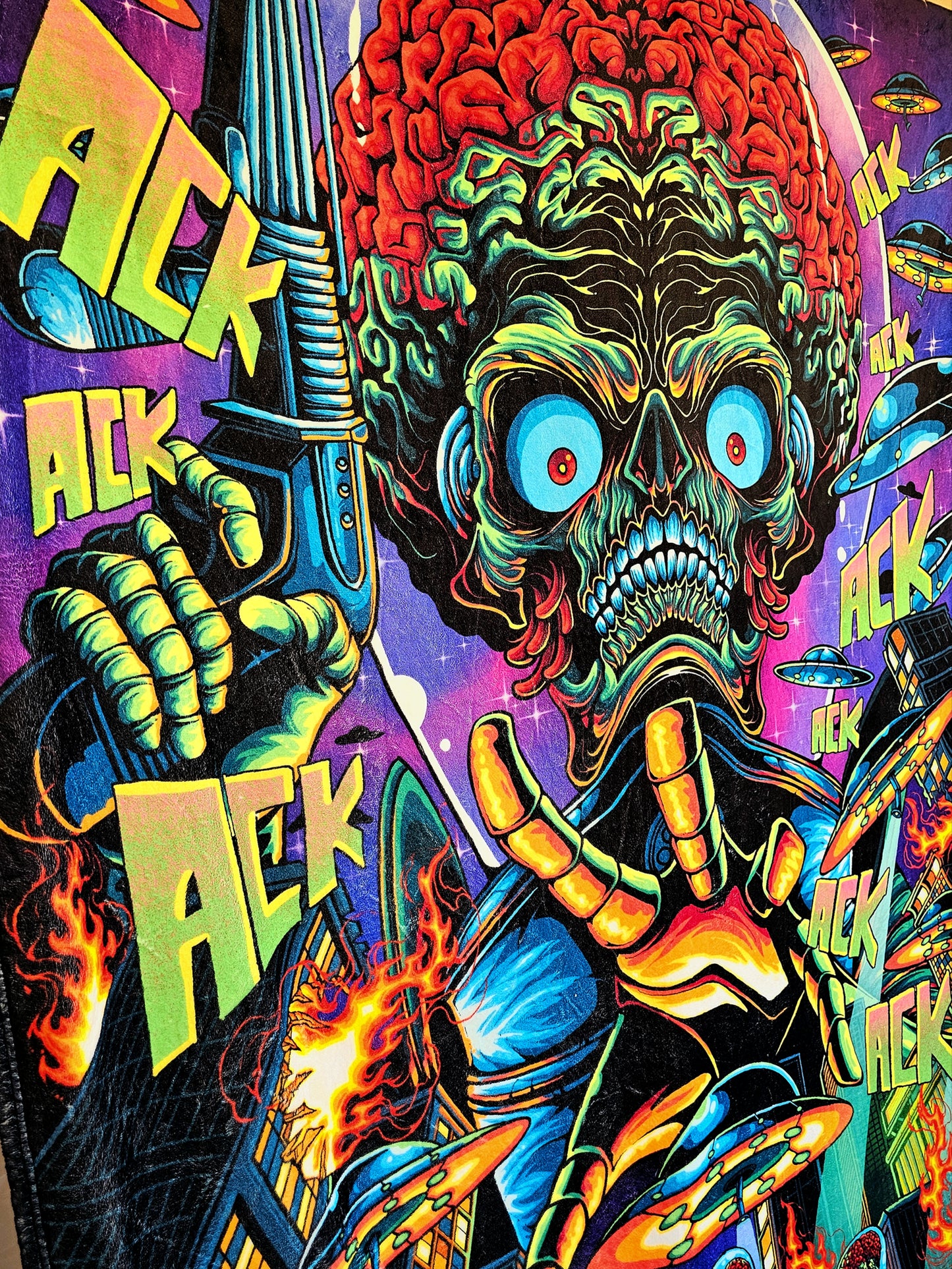 Mischief ACK ACK Fleece blankets