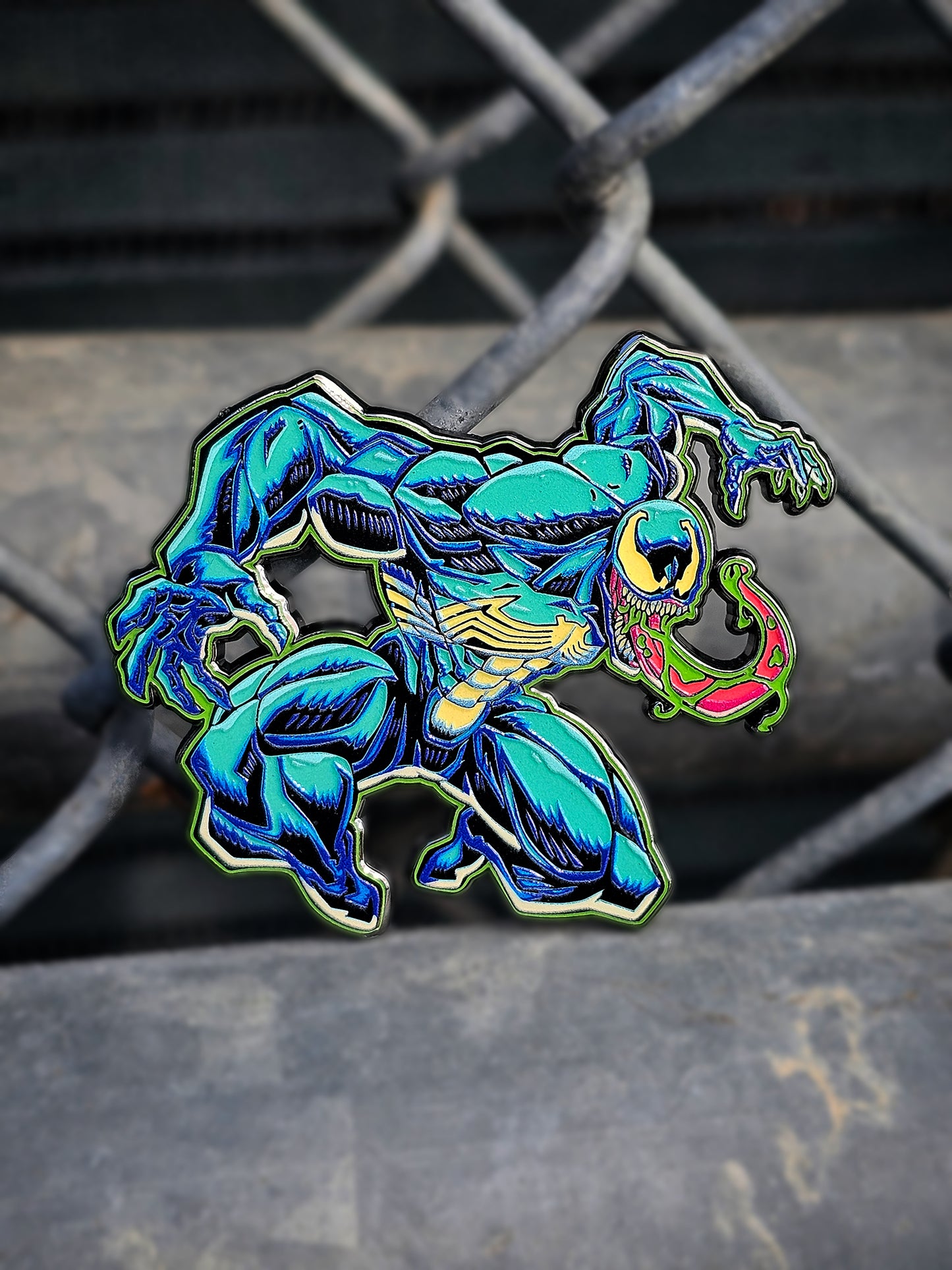 Symbiote Aliens Enamel Pin