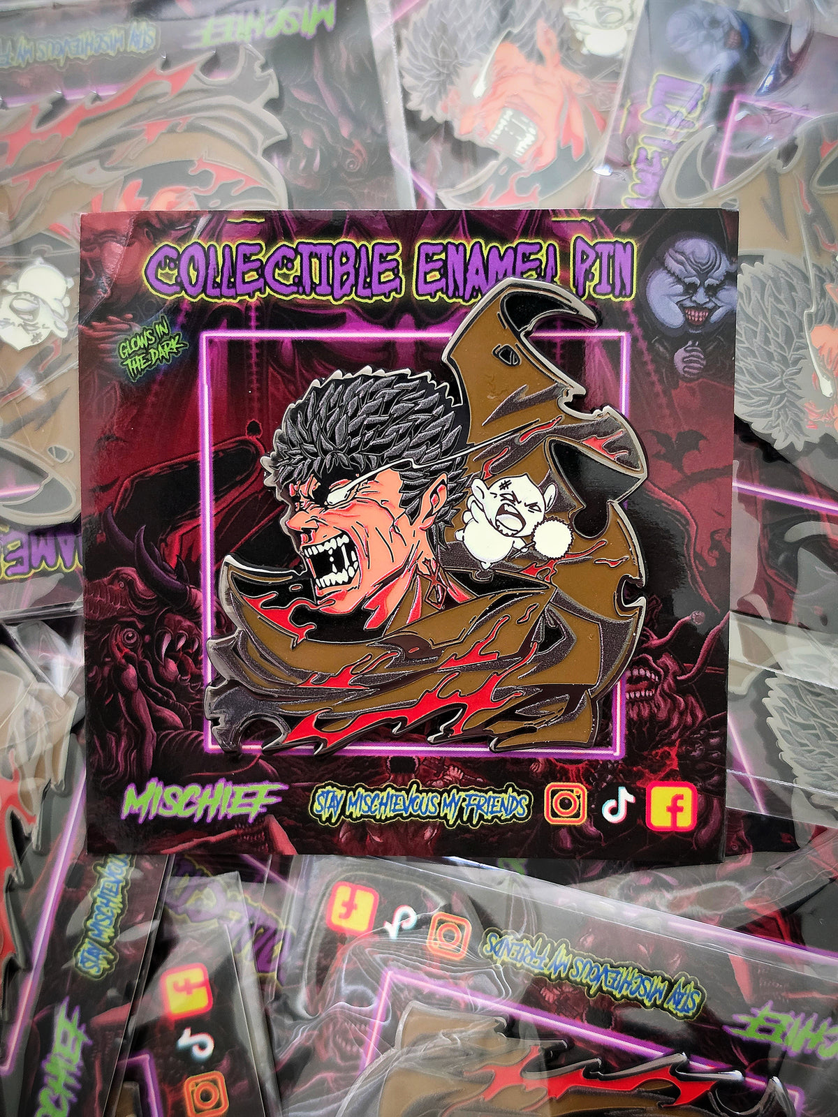 THE STRUGGLER ENAMEL PIN