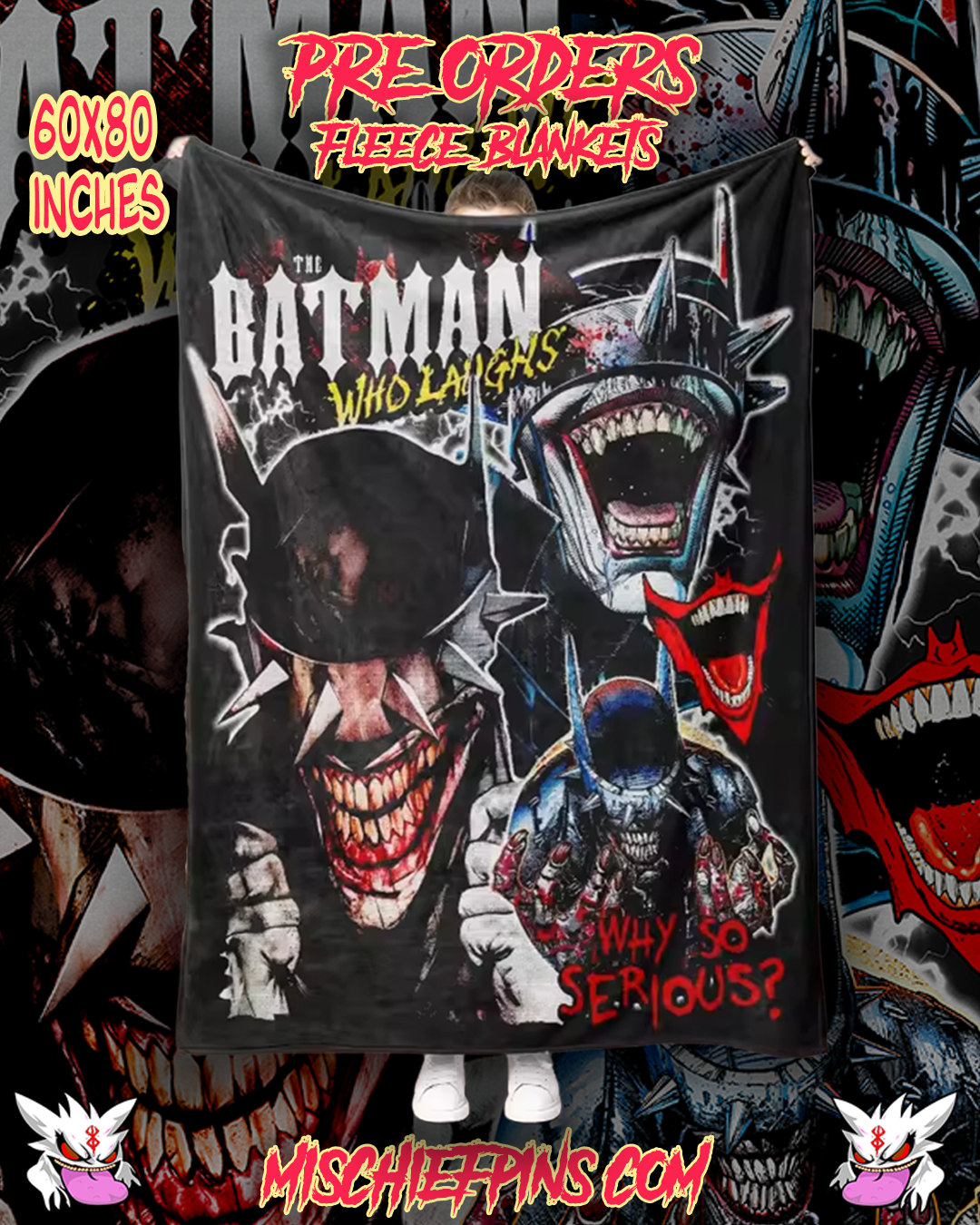 Mischief Blankets 60x80 pre orders