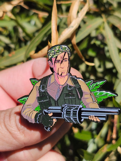PONCHO ENAMEL PIN