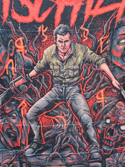 Evil 👁 Ash Fleece blanket